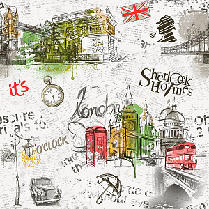 Брянские Обои Лондон  гфр 5 С66БР-ГП